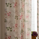 Cortina personalizada opaca para habitación con diseño floral de jardín campestre Kiana